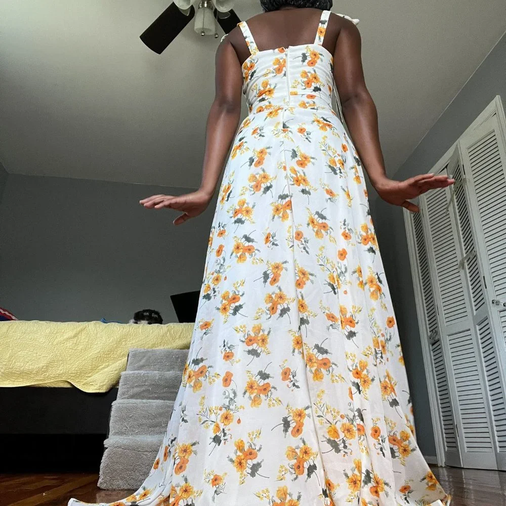Long Floral Dress - Picture 4 of 7